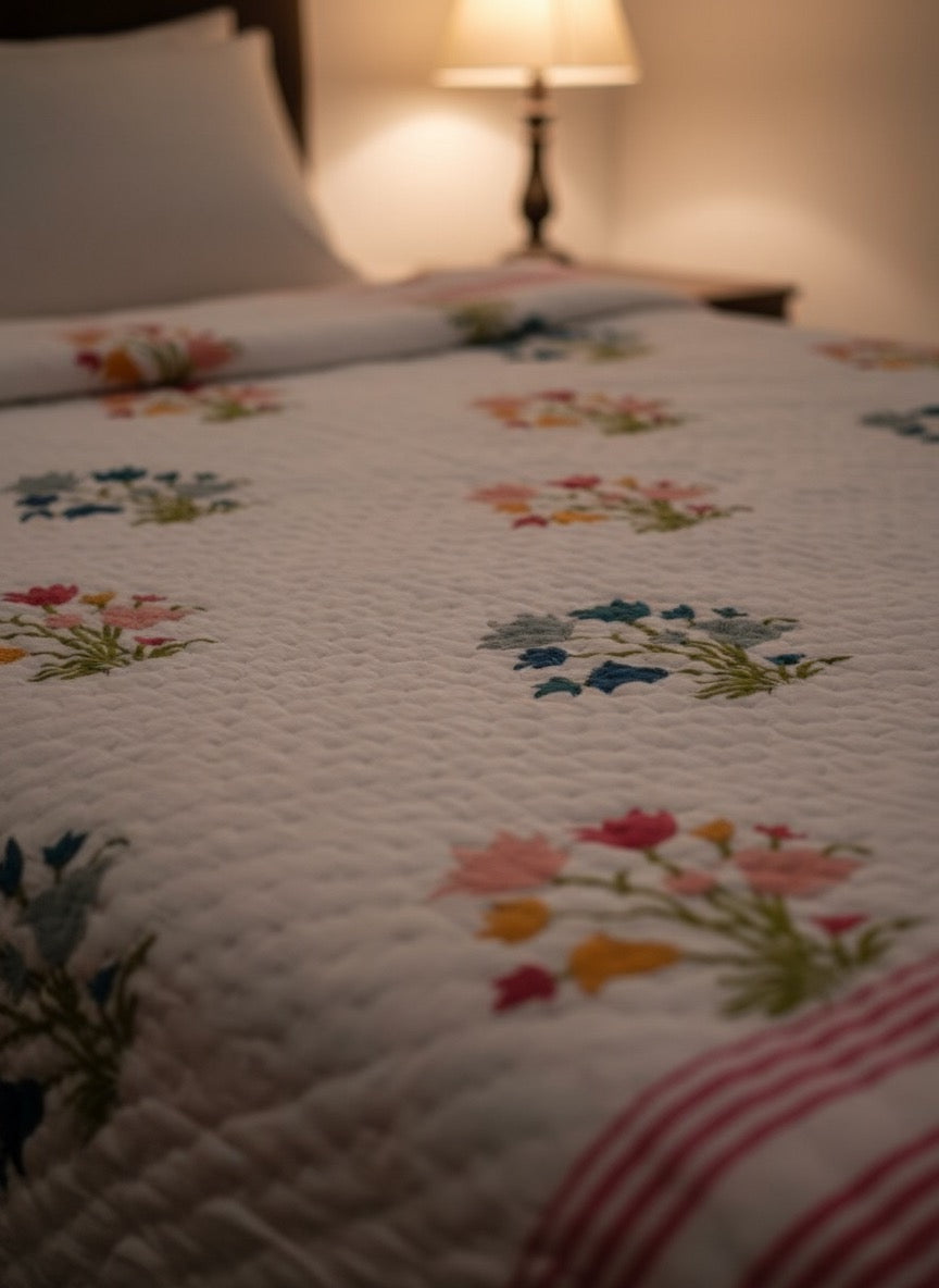 Blossom Stripe Quilt