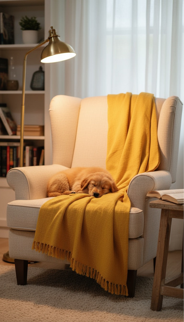 Yellow Throw