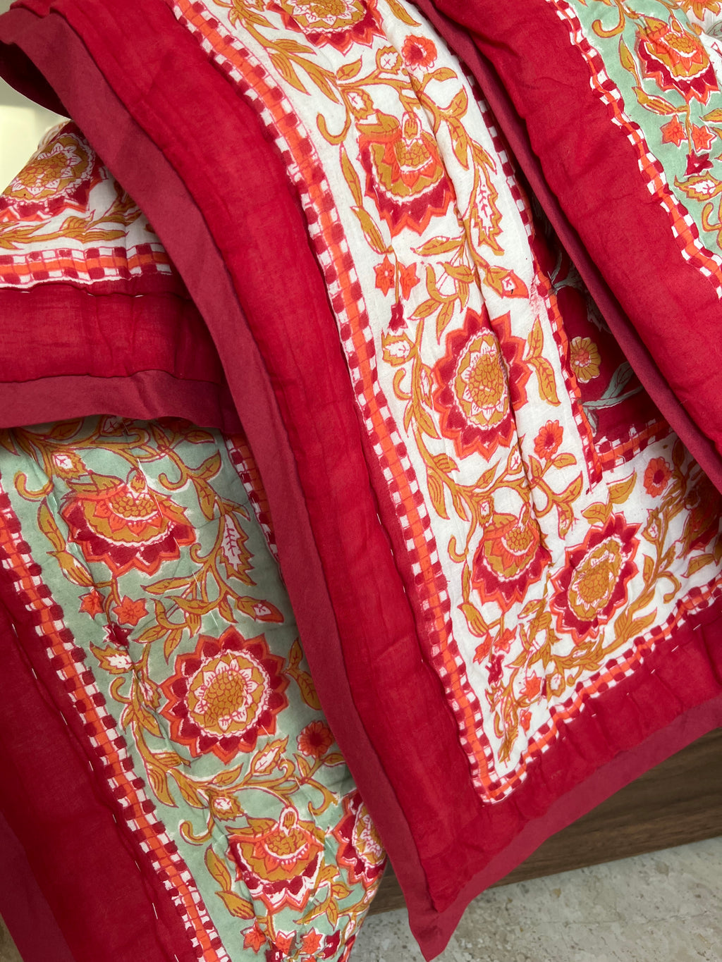 Ruby Blossom Quilt