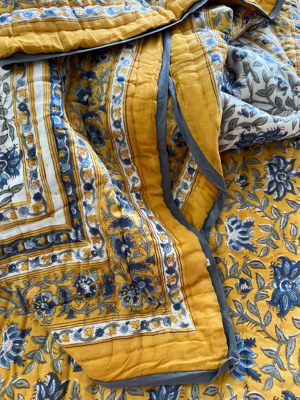 Sunlit Azure Quilt