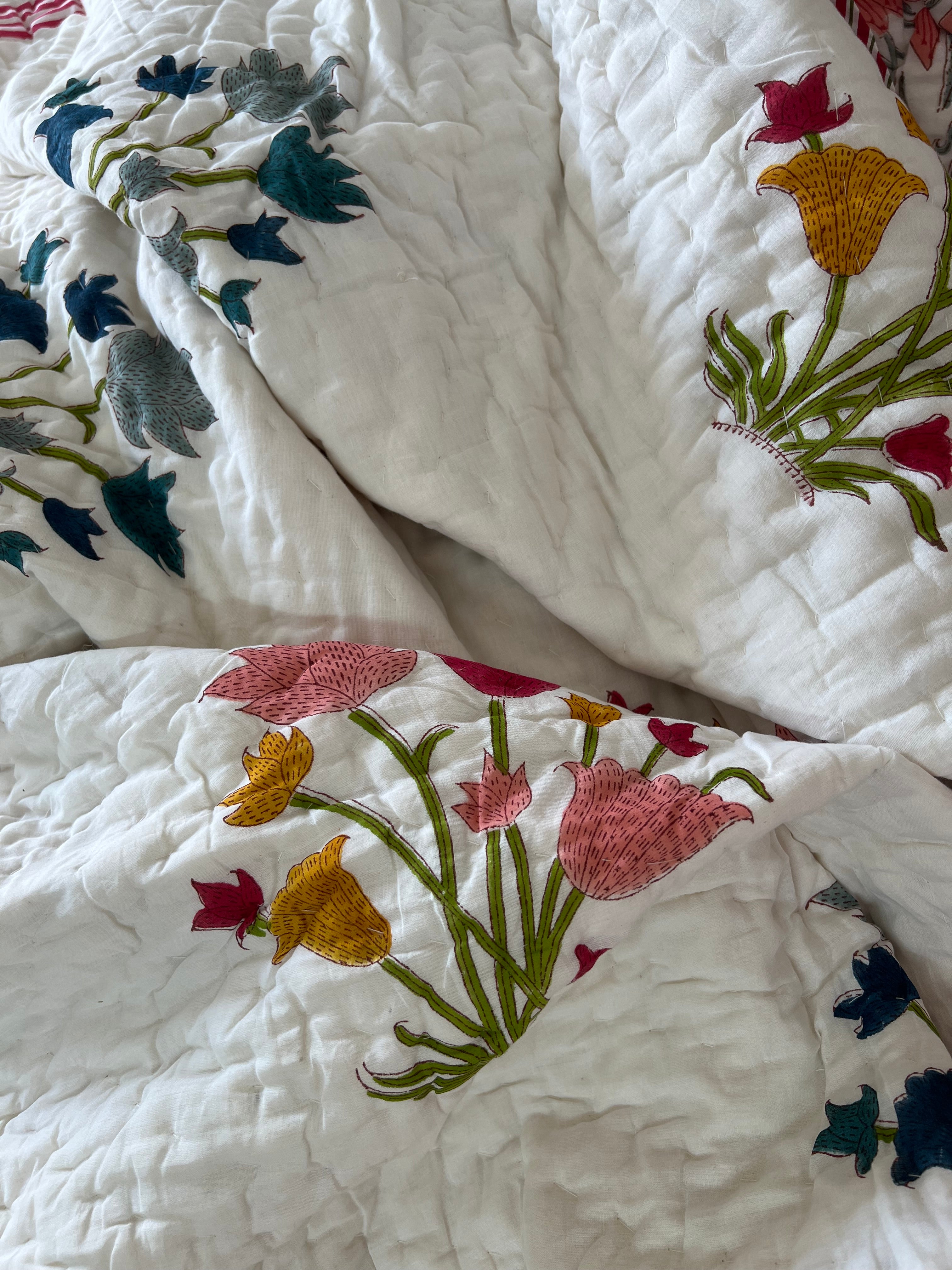 Blossom Stripe Quilt