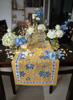 Sunlit Azure Table Runner
