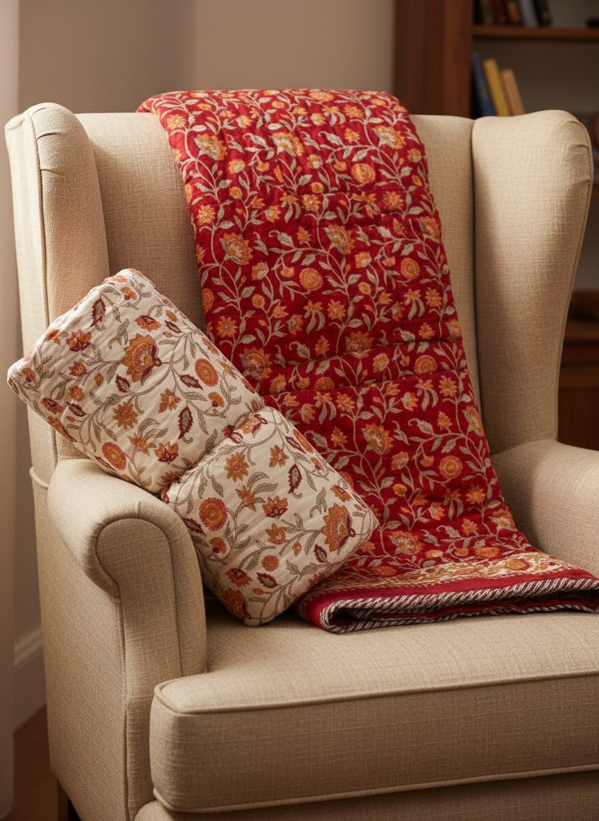 Ruby Blossom Quilt