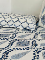 Indigo Bloom Bedsheet