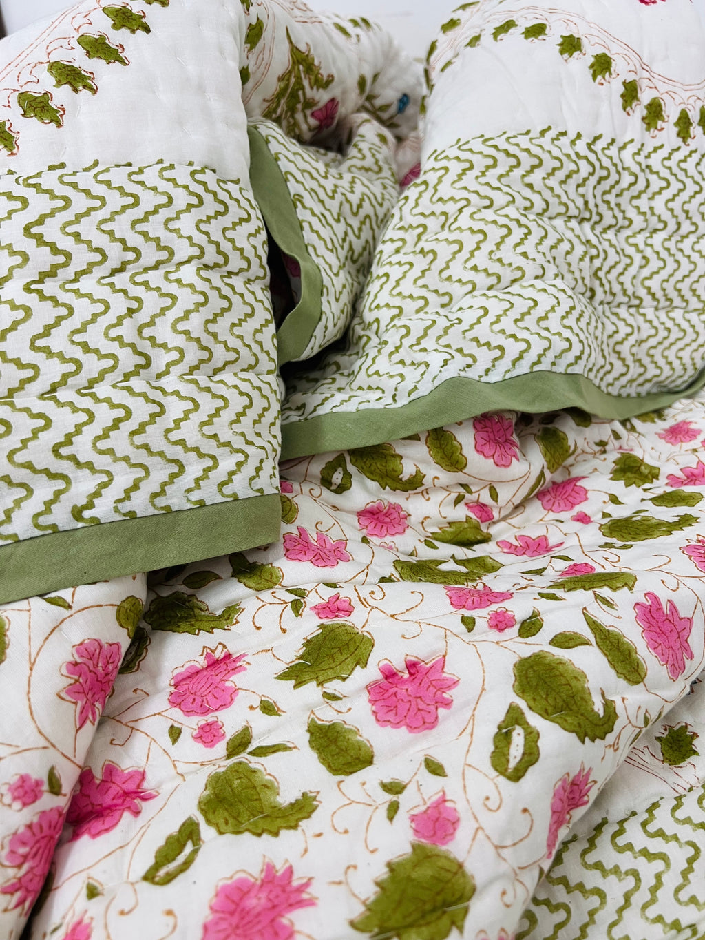Floral Sage Quilt